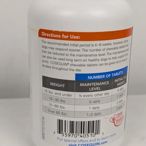 Cosequin join health for dogs - 132count -. - Picture 4 of 5